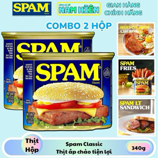 Combo 2 Hộp Thịt Hộp Spam Classic Nhập Khẩu Mỹ - Hộp 340g