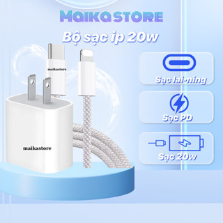 Bộ sạc nhanh ( Củ PD 20W + Cáp lai-ing) cho điện thoại Ip chất lượng cao bảo hành 6 tháng - carephones