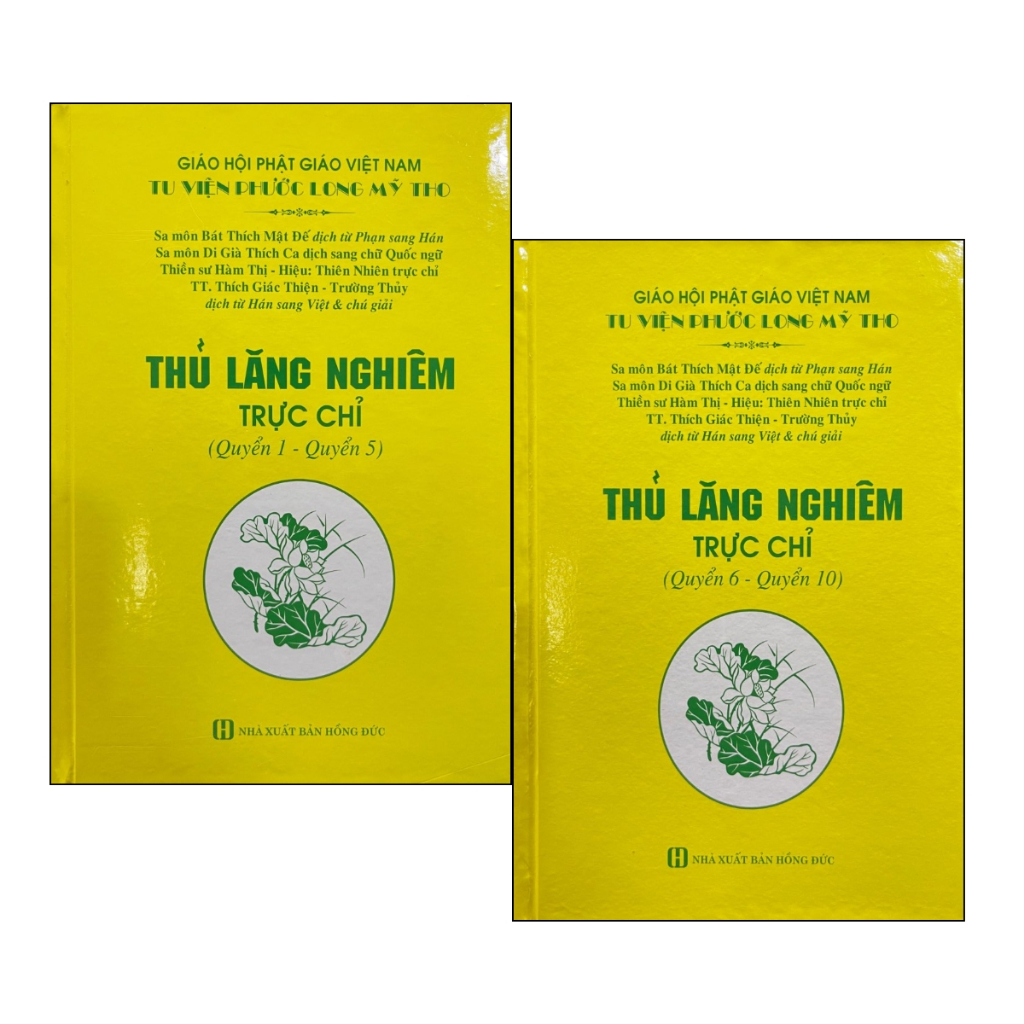 Sách - Thủ Lăng Nghiêm Trực Chỉ (Bộ 2 cuốn)