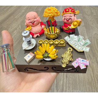 CHUM NƯỚC đẹp trang trí bàn thờ thần tài thổ địa mini