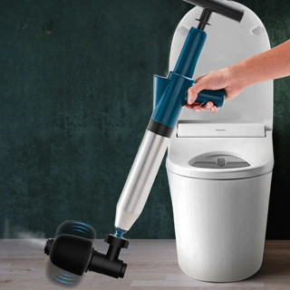 Súng Thông Tắc Bồn Cầu,Dụng Cụ Thông Bồn Rửa Mặt, Bồn Tắm, Cây Thông Bồn Cầu Nén KHÍ AGT Cực Mạnh 8kg ( loại xanh )