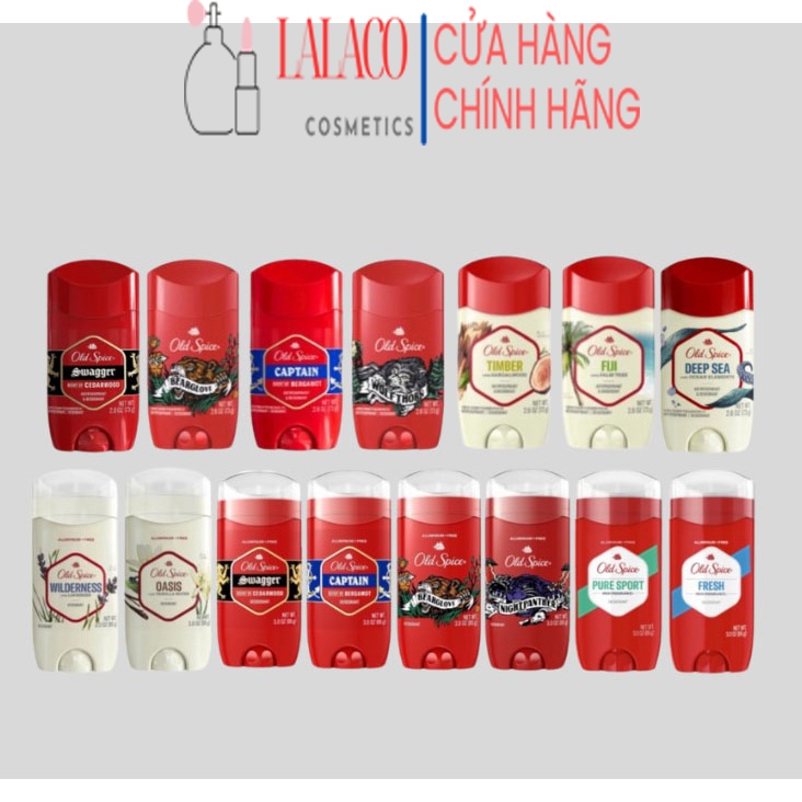 Lăn Khử Mùi Old Spice USA 85g/73g (Nhiều Mùi Hương)