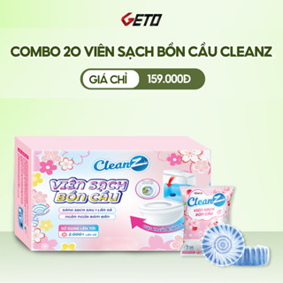 Combo Viên sạch bồn cầu CleanZ chai thả bồn cầu sạch khuẩn tẩy sạch mảng bám khử mùi diệt vi khuẩn toilet