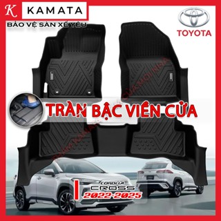 Thảm lót sàn xe ô tô Toyota Corolla Cross 2022 - 2025 chất liệu TPV cao cấp mới nhất (new) KAMATA