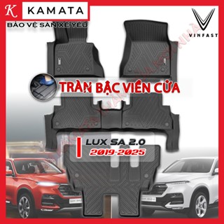 Thảm lót sàn xe ô tô Vinfast Lux Sa  2019 - 2023 chất liệu TPV tràn ghế (new) KAMATA