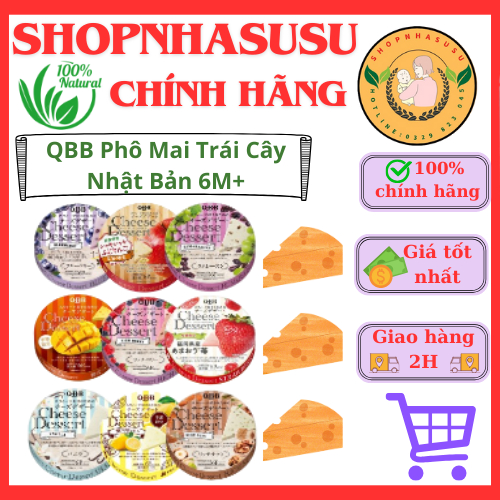 Phô mai trái cây QBB Nhật Bản