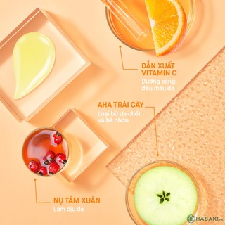 Gel Tẩy Da Chết Rosette 180g Vitamin C Gommage Bright Peel Than Tre Gommage Clear Peel
