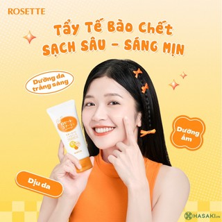 Gel Tẩy Da Chết Rosette 180g Vitamin C Gommage Bright Peel Than Tre Gommage Clear Peel