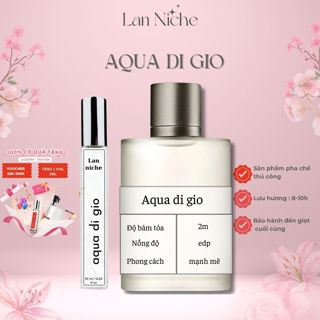 Tinh dầu nước hoa Giò Trắng  Pour Homeme chiết 10ml Nam Tính, Lịch Lãm, Lôi Cuốn