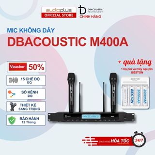 Mic không dây DBAcoustic M400A - 15 chế độ EQ - 200 kênh tần số - Pin 8h - Hàng chính hãng - BH12T