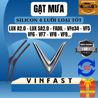 Gạt Mưa Ô Tô VINFAST  LUX A, LUX SA, FADIL, VFe34, VF3, VF5, VF6, VF7, VF8, VF9 Silicon 4 Lưỡi. VF4L