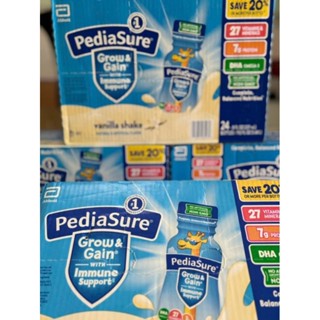  MẪU MỚI Thùng 24 chai Sữa Pediasure nước Vani DHA 237ml Mỹ 
