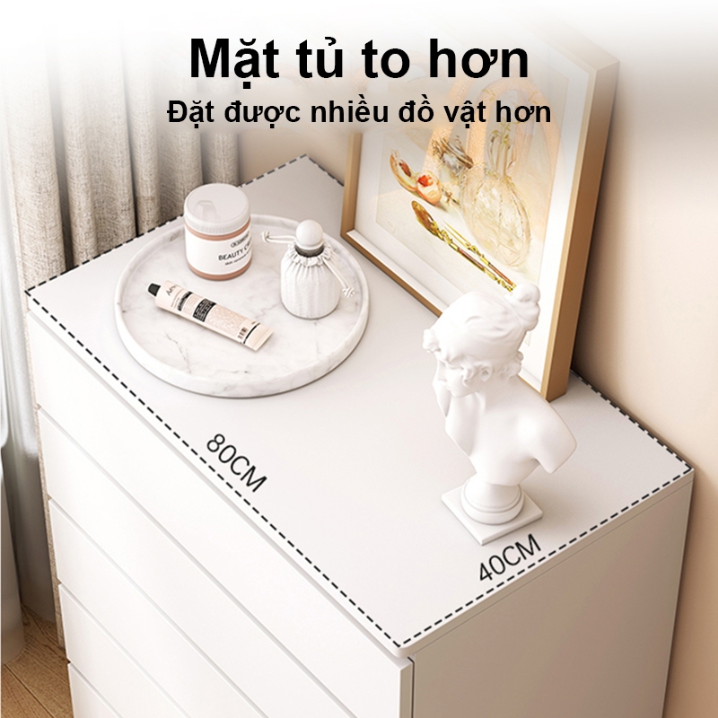 Tủ đựng đồ đa năng có hộc kéo đựng quần áo mỹ phẩm thiết kế hiện đại trẻ trung tiện lợi sang đẹp | BigBuy360 - bigbuy360.vn
