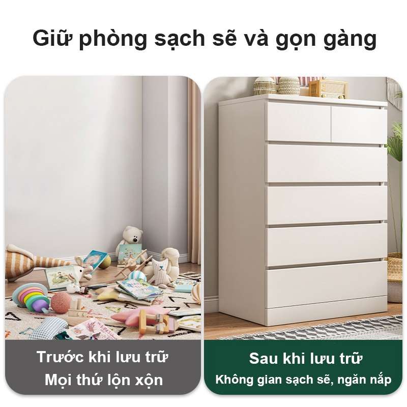 Tủ đựng đồ đa năng có hộc kéo đựng quần áo mỹ phẩm thiết kế hiện đại trẻ trung tiện lợi sang đẹp | BigBuy360 - bigbuy360.vn