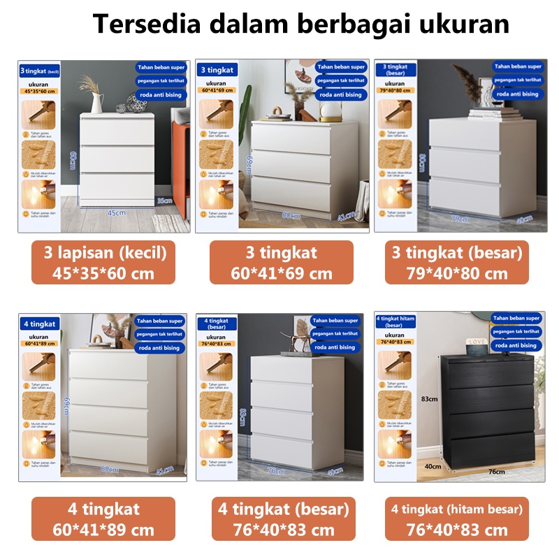 Tủ đựng đồ đa năng có hộc kéo đựng quần áo mỹ phẩm thiết kế hiện đại trẻ trung tiện lợi sang đẹp | BigBuy360 - bigbuy360.vn