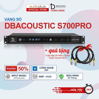 Vang số DBAcoustic S700PRO PREMIUM - Bộ xử lý DSP - Chống Hú Rít - Chính hãng - Bảo hành 24 tháng