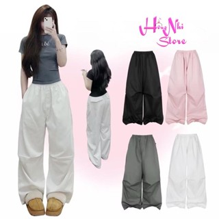 Quần Kaki Ống Rộng Nắp Túi Nam Nữ Chun Thun Cạp Cao Siêu Dài 100cm Size Đại - MM Hồng Nhi Store's