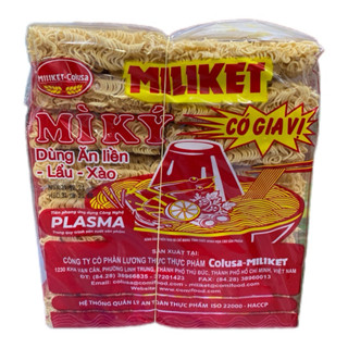Túi mì kg Miliket có gói gia vị,dùng ăn liền lẫu xào