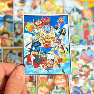 [One Piece] Set 20 sticker trang trí dễ thương, miếng dán sổ tay - Sticker Anime One Piece