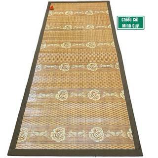Chiếu trúc cá nhân lụa 90cm mát lạnh, mặt sau lót lụa bền, chắc