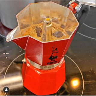 Ấm pha cafe Bialetti Moka Express RED 3 cup