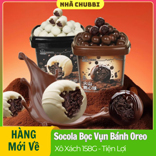 [Xô Lớn] Socola Nhân Vụn Bánh Oreo FASIMIYU 138g – Kẹo Ngọt Tan Chảy, Ăn Vặt Cực Ngon!