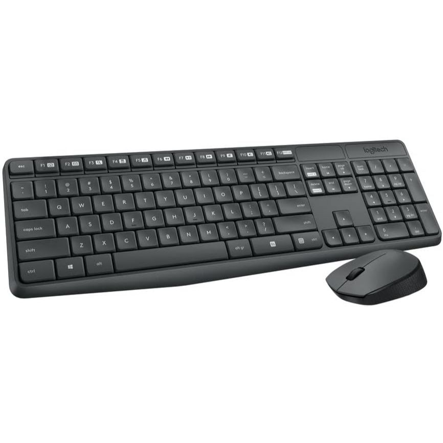 Bộ bàn phím chuột không dây Logitech MK235 - hàng chính hãng