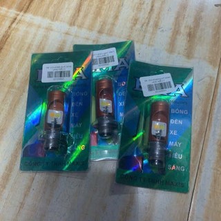 Đèn pha led 2 chân m5 headlight gắn xe máy siêu sáng pha trắng cos vàng 0BDCN