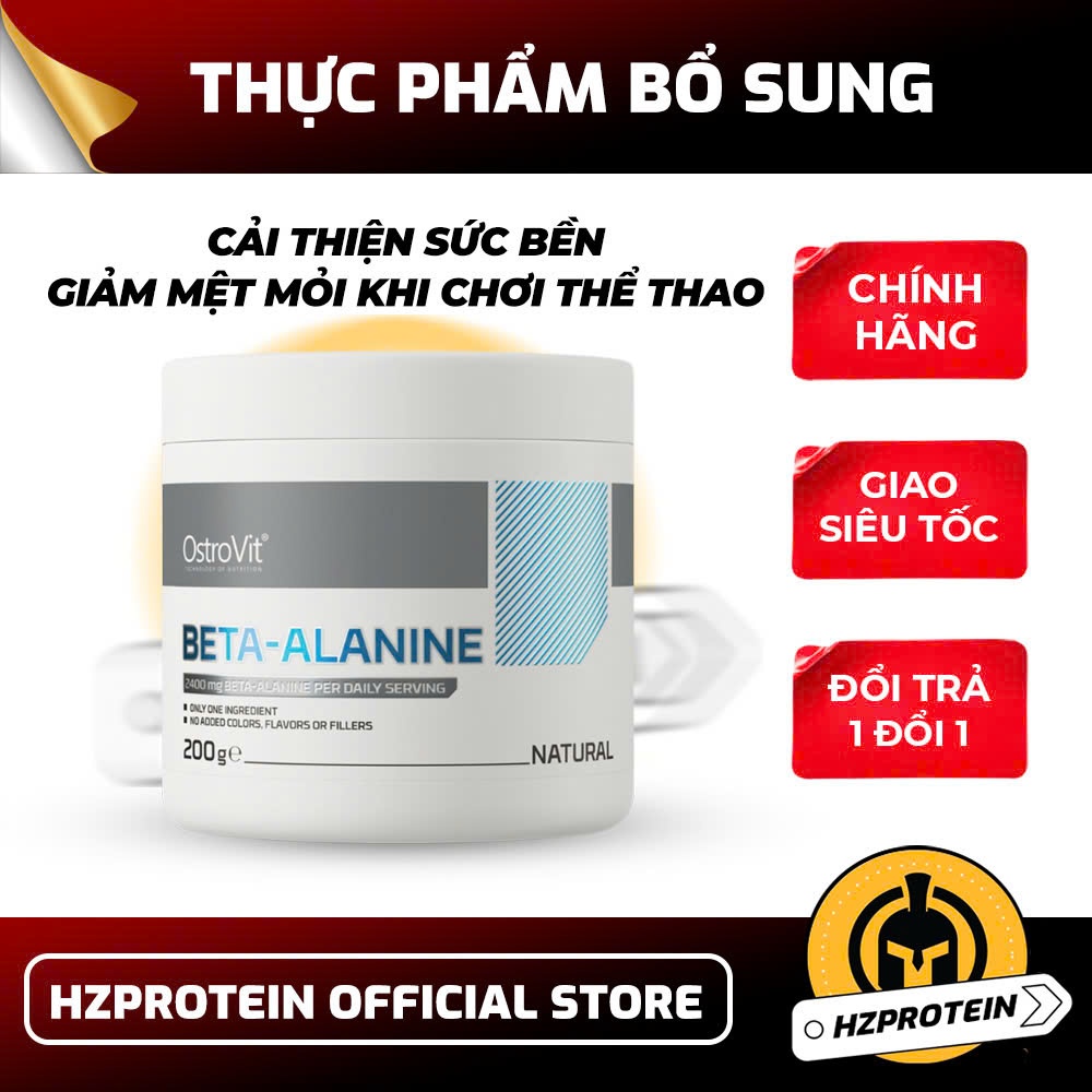 OSTROVIT BETA ALANINE - NƯỚC UỐNG TĂNG SỨC BỀN, KHẢ NĂNG CHỊU ĐỰNG KHI TẬP NẶNG