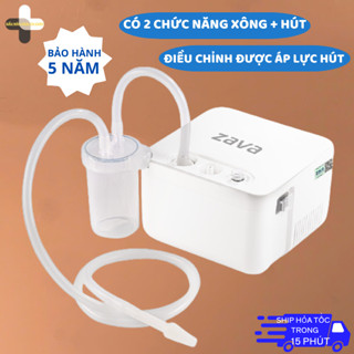 Máy Hút Dịch Mũi Cho Bé ZAVA Z350 Có Điều Chỉnh Lực Hút - Máy Xông Khí Dung Cho Bé, Cho Cả Gia Đình
