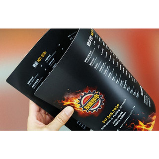 menu nhựa PVC - Chống nước
