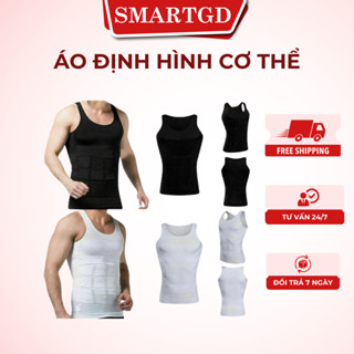 Áo Lót định Hình Cơ Thể Thon Gọn Nam Áo Ba Lỗ Thể Thao Ôm Body Co Giãn Định Hình Cơ Thể Giảm Cân Cho Nam
