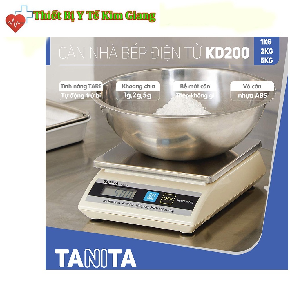 Cân Tiểu Ly Điện Tử TANITA KD200  Nhật Bản