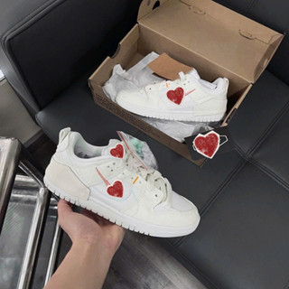 Giày SB Dunk Low Disrupt 2 Pale Ivory Màu Xám Trắng Kẻ Đen - Bản Cao Cấp Fullbox và Phụ Kiện_FG103