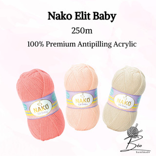 Cuộn len mùa đông chống xù lông Nako Elit Baby Anti pilling