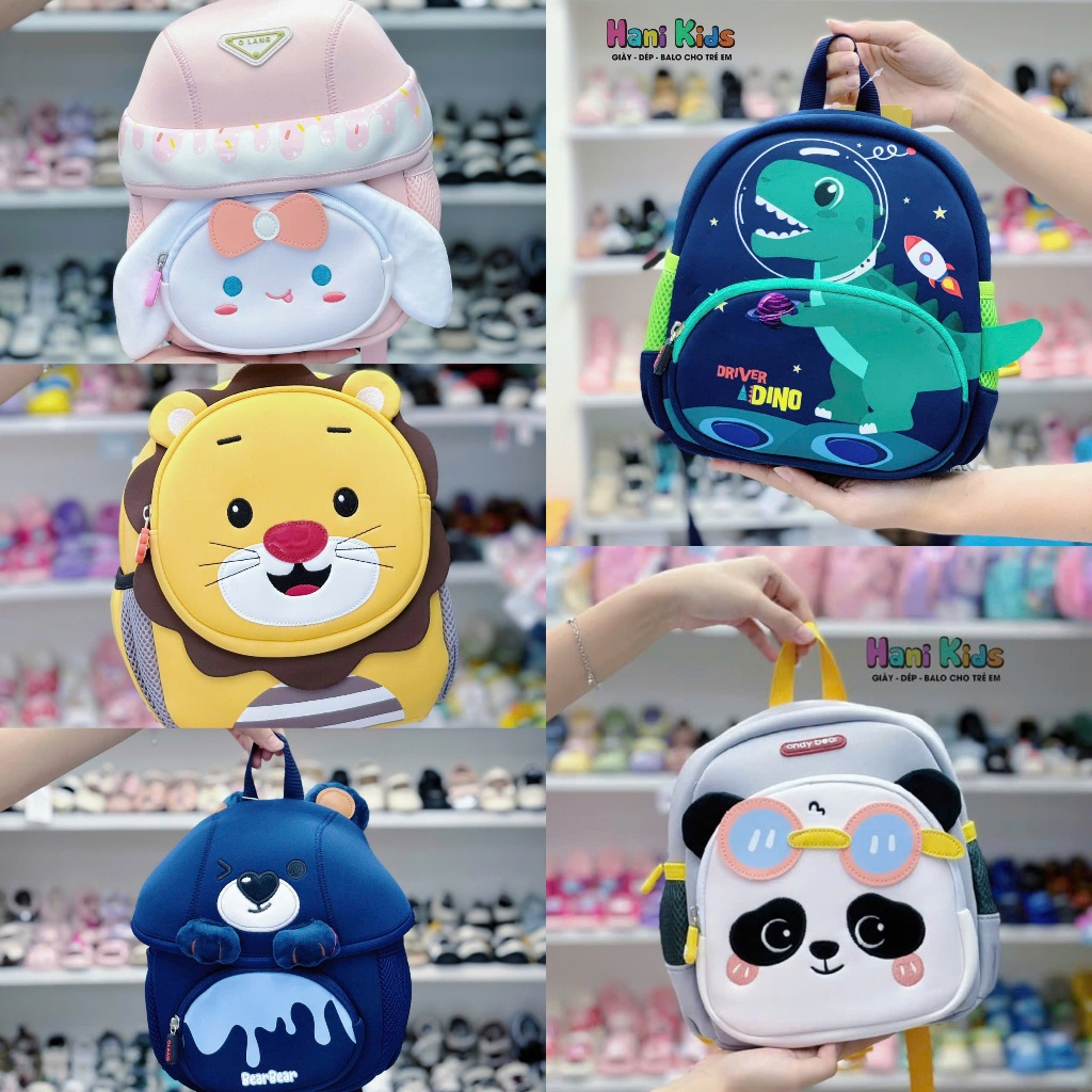 Balo Mầm Non Hãng Olang,Zm Baby,Tochang Dành Cho Bé Trai Bé Gái Từ 2-5 Tuổi