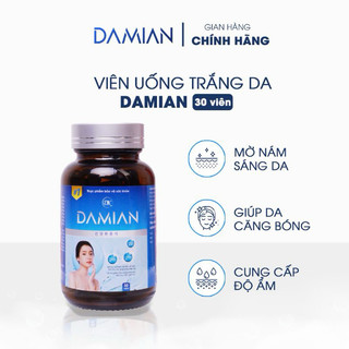 VIÊN UỐNG TRẮNG DAMIAN  hỗ Trợ Trắng Da, giảm Nám – An Toàn Và Hiệu Quả Cho Phái Đẹp