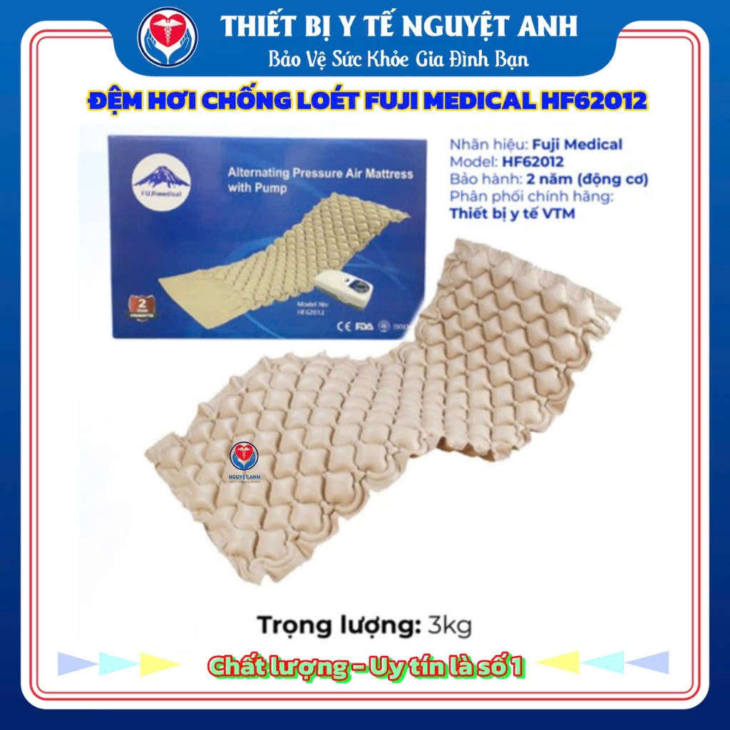 Đệm Chống Loét, Đệm Hơi Cho Người Già FUJI MEDICAL HF62012 - BH 02 năm