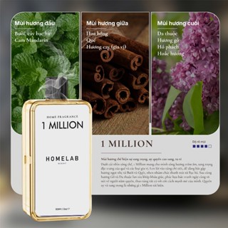 Lọ Tinh Dầu Bổ Sung máy xịt hương thơm thiên nhiên 50ml Homelab Scent - Phù Hợp Cho Văn Phòng, Nhà WC, Phòng Nhỏ