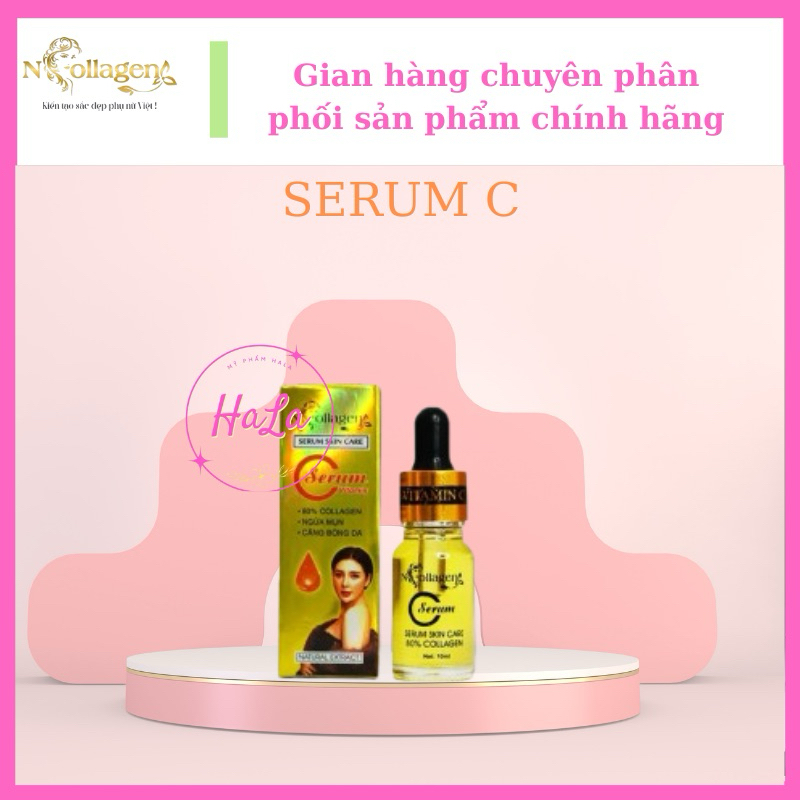 (CHÍNH HÃNG)Serum Vitamin C N Collagen - Mỹ Phẩm N-Collagen 10ml