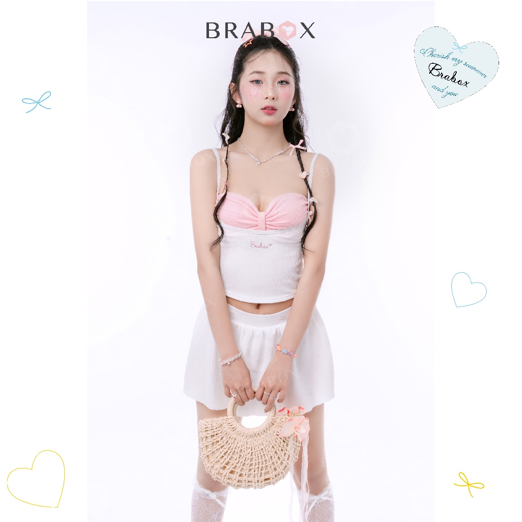 Set bikini váy bồng Solar Moana kèm chân váy BRABOX BIKI42