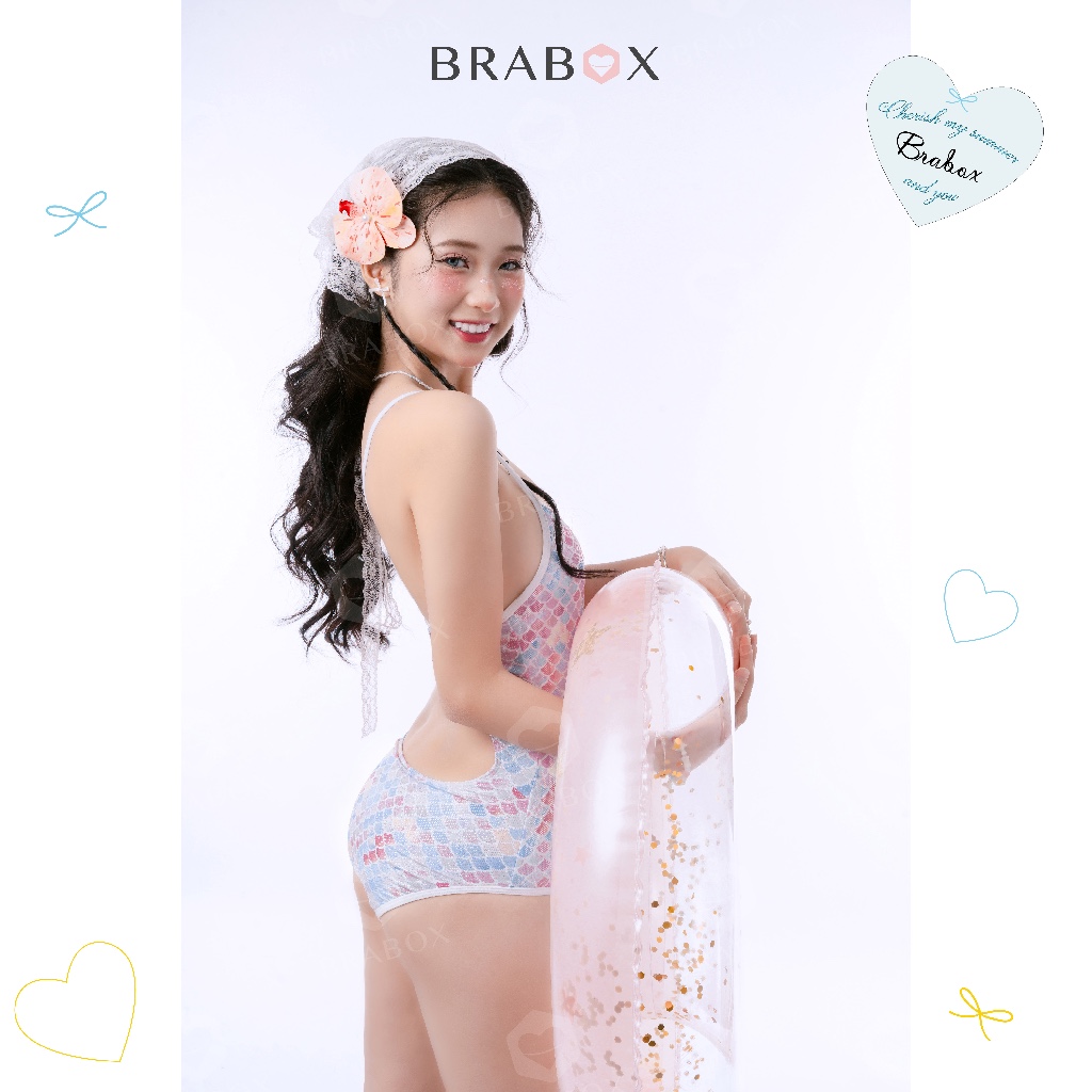 Áo bơi liền thân chuyên dụng bikini lấp lánh nhiều hoạ tiết BRABOX | BigBuy360 - bigbuy360.vn