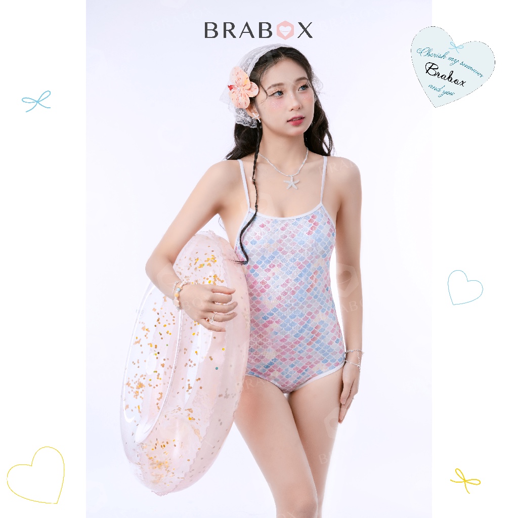 Áo bơi liền thân chuyên dụng bikini lấp lánh nhiều hoạ tiết BRABOX | BigBuy360 - bigbuy360.vn