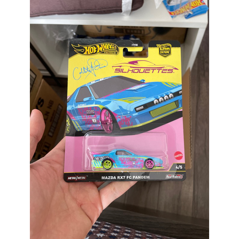 Hotwheels Premium Mazda RX7 Pandem/ mô hình ô tô