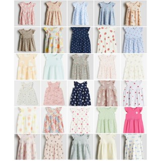 Váy cánh tiên bé gái HM Auth váy đầm công chúa hè cộc tay cotton săn sale size 4-6m đến 3-4y (link 1)