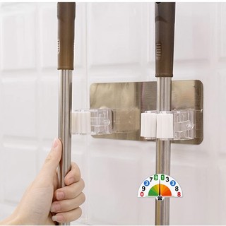 Móc Dán Tường Treo Gậy Lau Nhà,Móc Hít Treo Đồ Nhà Tắm