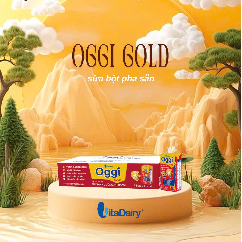 SỮA BỘT PHA SẴN DINH DƯỠNG OGGI GOLD CHO BÉ