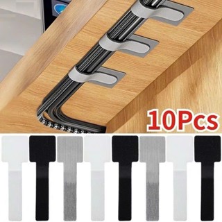  Bộ 10 Miếng Dán Cố Định Dây Điện K055 - Nẹp Dây Gọn Gàng Keo Dính Chắc 