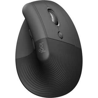 Chuột công thái học không dây Logitech Lift Vertical - Bluetooth | USB, giảm ồn, Win/ Mac