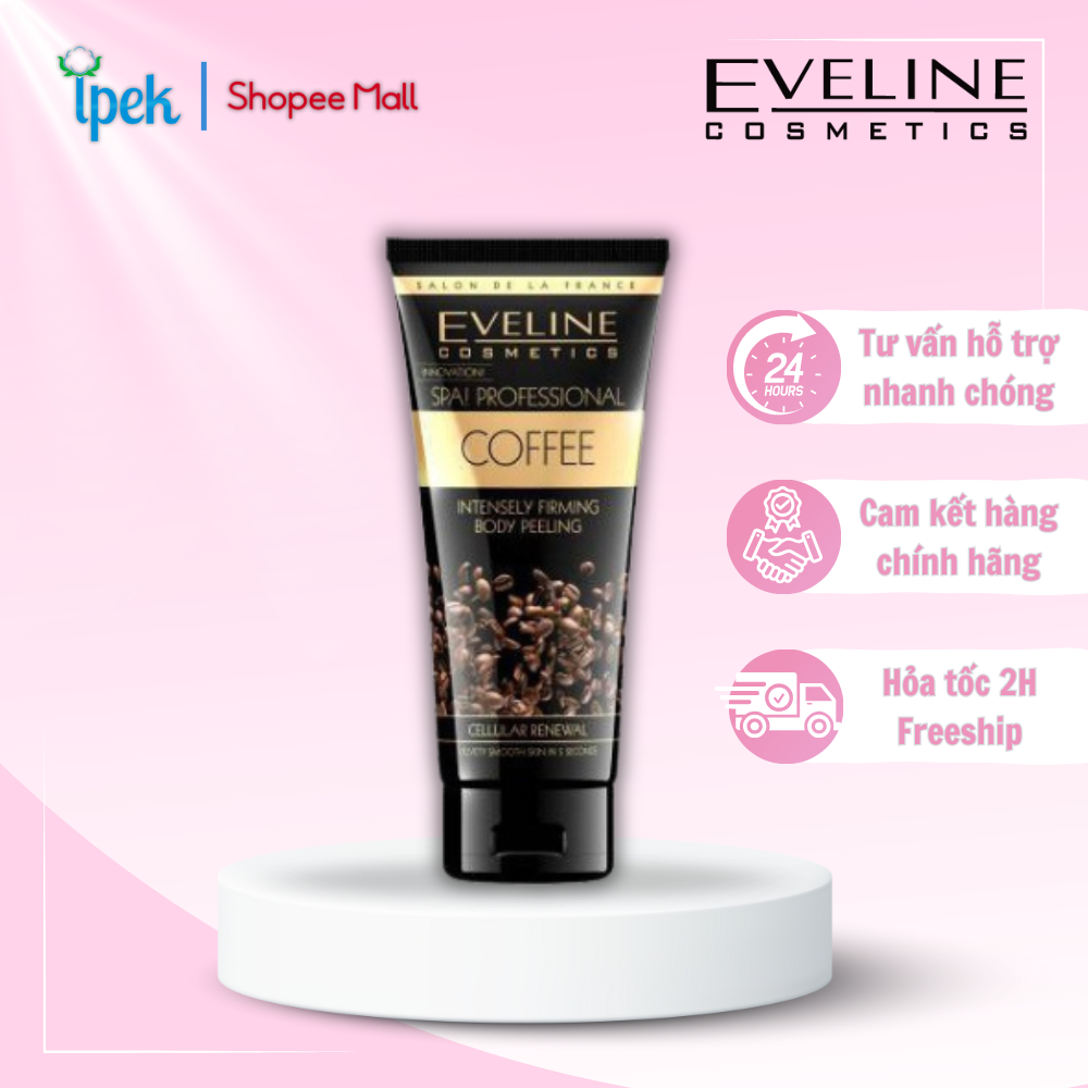 [Mua 1 Tặng 1] Tẩy da chết tinh chất cafe EVELINE 200ml